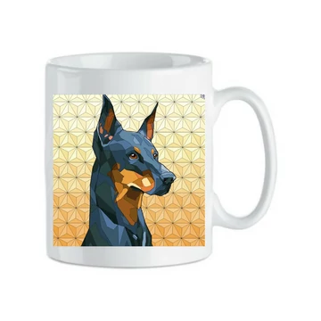 Dobermann kutya bögre