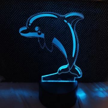 3D figurás LED gyereklámpa– éjjeli lámpa - asztali lámpa