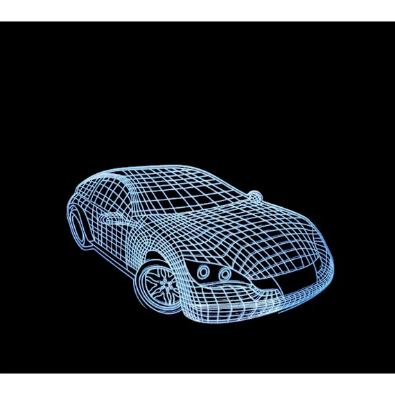 3D LED lámpa  éjjeli lámpa sport autó