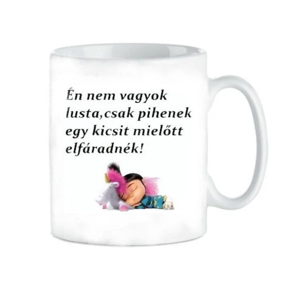 Pihenek ajándék bögre 3 dl