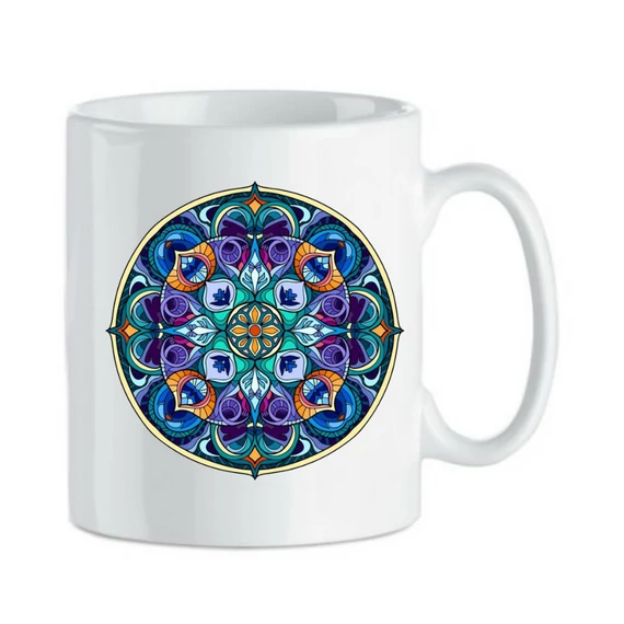 Ajándék bögre 3 dl mandala10
