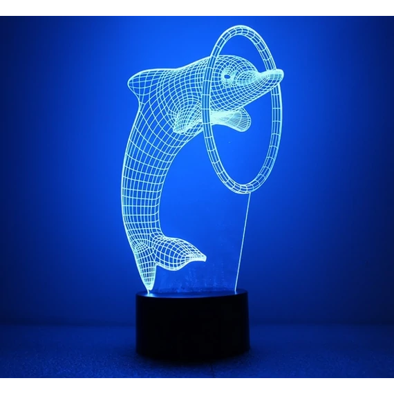 3D LED lámpa mesefigurás éjjeli lámpa defin