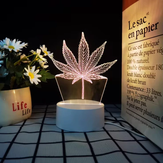 3D figurás LED lámpa– éjjeli lámpa - asztali lámpa