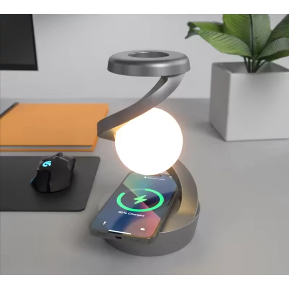Telefon töltő LED asztali lámpa