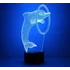 3D LED lámpa mesefigurás éjjeli lámpa defin