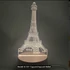 3D LED lámpa Eiffel torony figurás  éjjeli lámpa, asztali lámpa