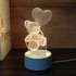 3D figurás LED lámpa– éjjeli lámpa - asztali lámpa