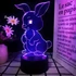 3D figurás LED gyereklámpa– éjjeli lámpa - asztali lámpa